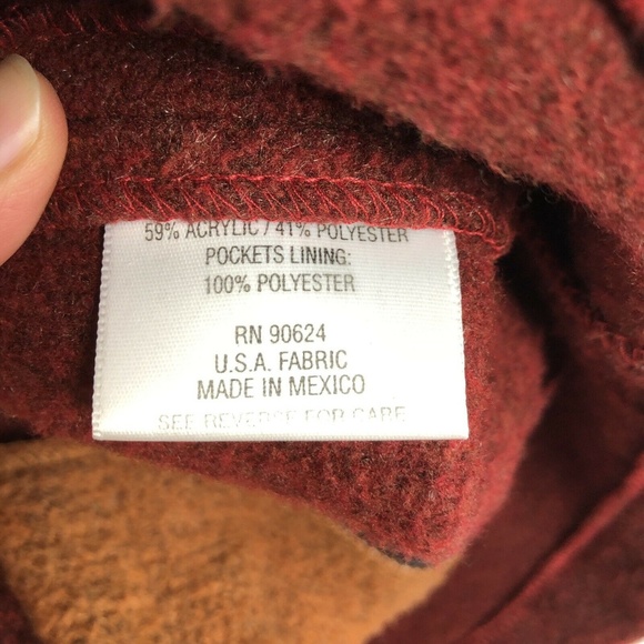 Tasha Polizzi Heather Red Orange Bomber Jacket - Picture 4 of 5